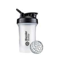 BlenderBottle Classic Protein Shaker Bottle V2 20 Oz - Black and Clear - 1 Item