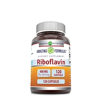 Amazing Nutrition Riboflavin 400Mg - 120 Capsules (120 Servings)