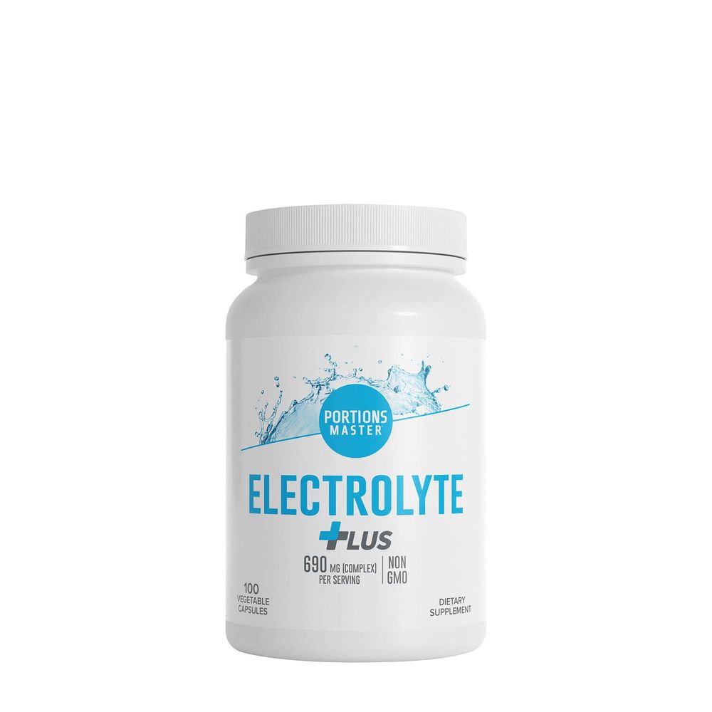 Portions Master Electrolyte Plus 690Mg Healthy - 100 Capsules (100 Servings)