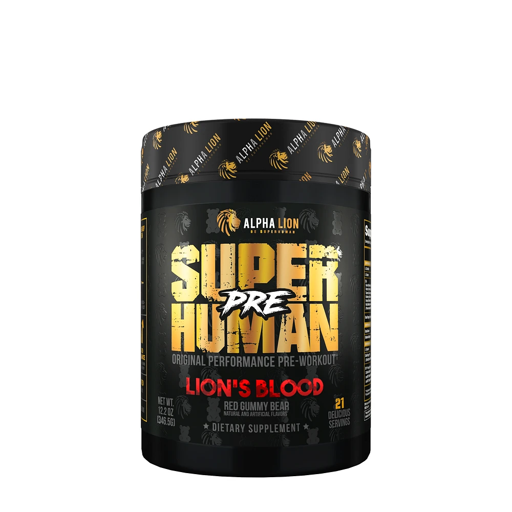 Alpha Lion Superhuman Pre-Workout - Lion's Blood (21 Servings)