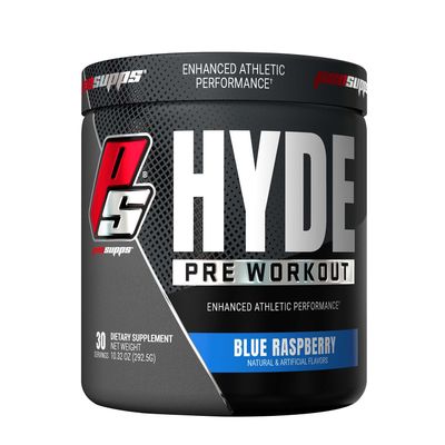 Pro Supps Hyde Pre Workout - Blue Raspberry - 10.32 Oz