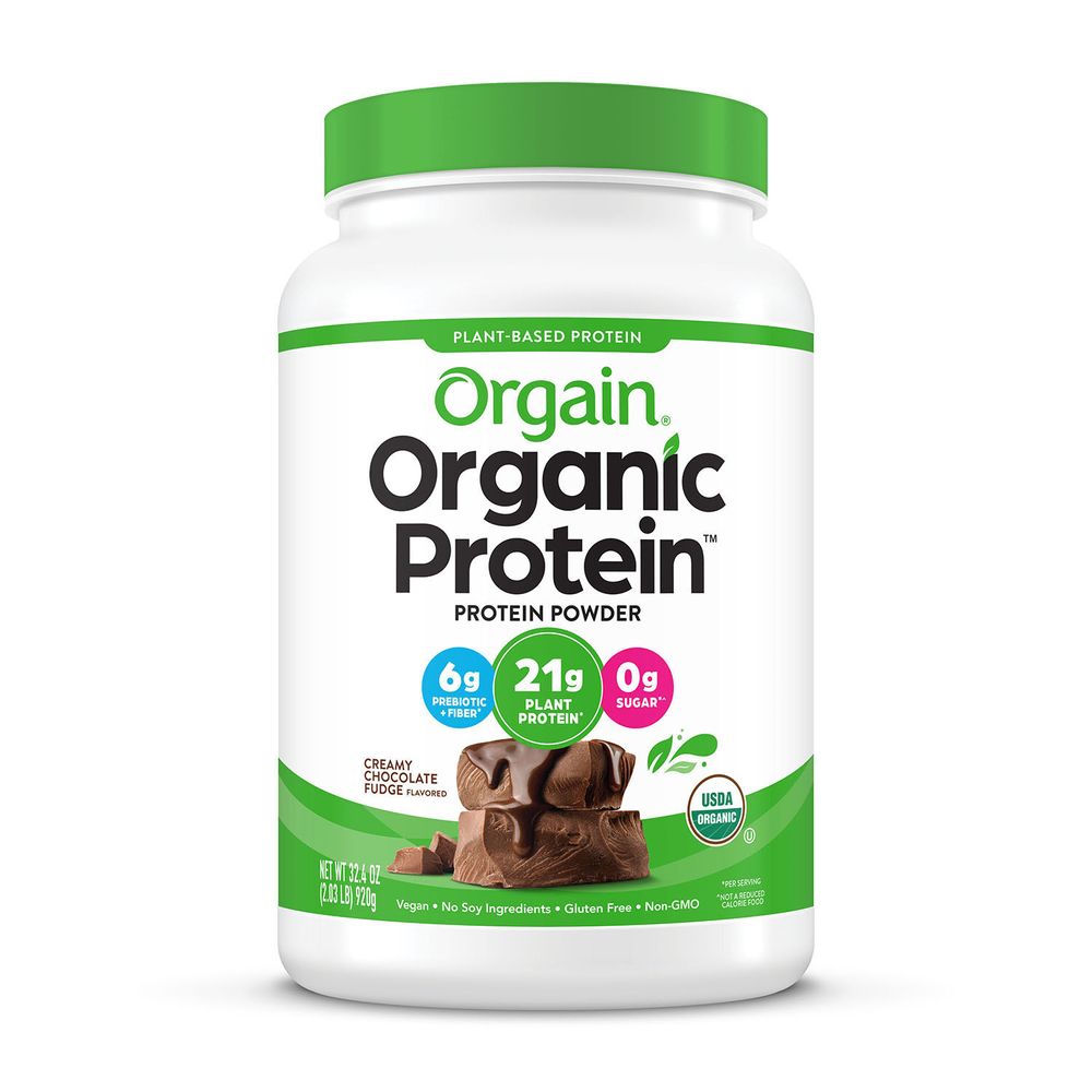 Orgain Organic Protein Vegan - Creamy Chocolate Fudge (20 Servings) Vegan - 2 lbs.
