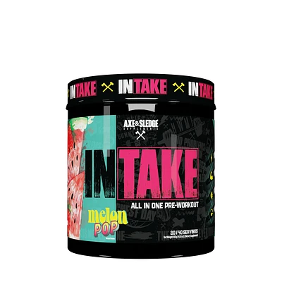 Axe & Sledge Supplements Intake All-In-One Pre-Workout - Melon Pop (40 Servings)