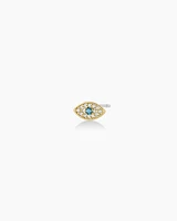 Evil Eye Single Stud