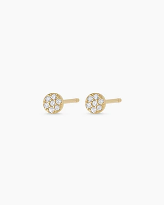 Diamond Pavé Studs