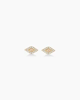 Diamond Evil Eye Studs