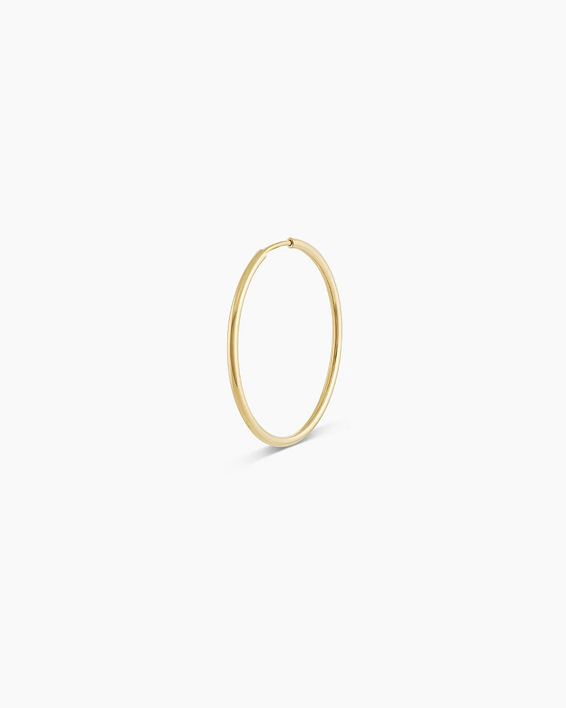 14k Gold Classic Single Hoop