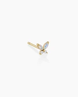 Opal Butterfly Single Stud