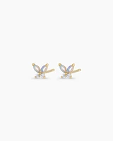 Opal Butterfly Studs