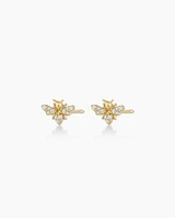 Diamond Bee Studs