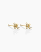 Diamond Bee Studs