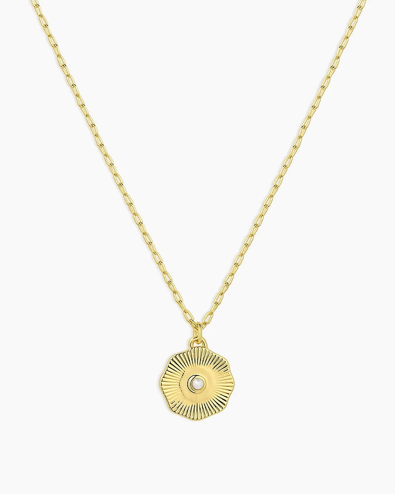 Birthstone Coin Necklace