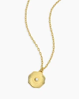 Birthstone Coin Necklace