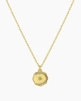 Birthstone Coin Necklace