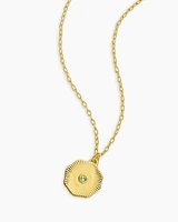Birthstone Coin Necklace