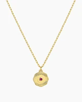 Birthstone Coin Necklace