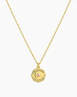 Birthstone Coin Necklace