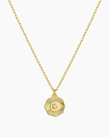 Birthstone Coin Necklace