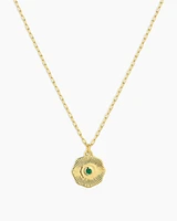 Birthstone Coin Necklace