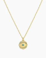Birthstone Coin Necklace