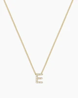 Diamond Alphabet Necklace