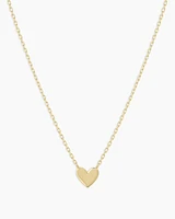 14k Gold Heart Mini Necklace