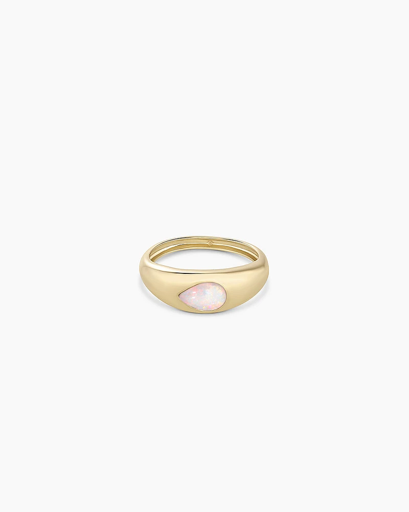 14k Gold Opal Lou Ring