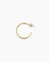 14k Gold Lou Helium Hoop