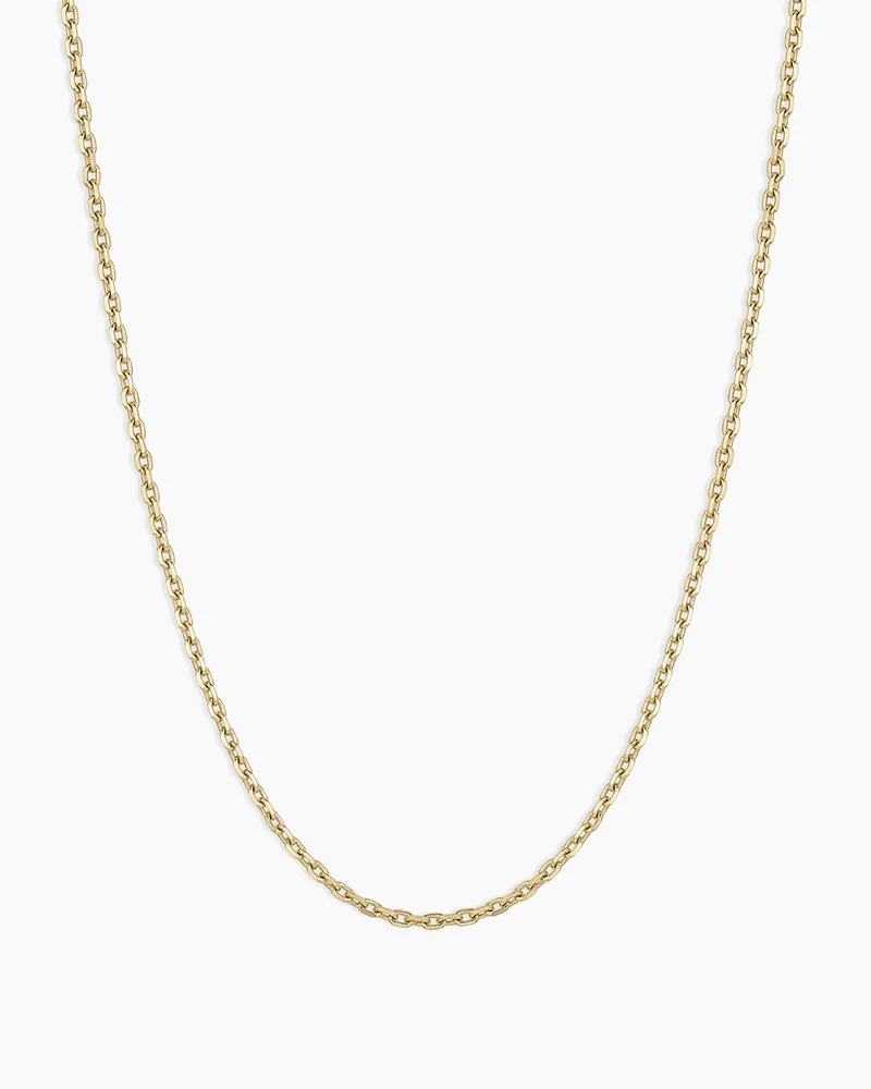 14k Gold Mini Link Necklace