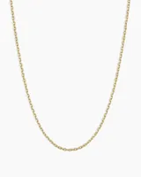 14k Gold Mini Link Necklace