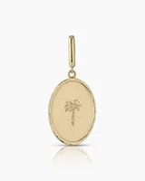 14k Gold Palm Charm