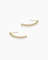 Lab Grown Diamond Classic Tennis Drop Earrings