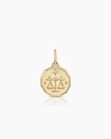 Diamond Zodiac Coin Charm