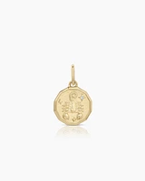 Diamond Zodiac Coin Charm