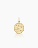 Diamond Zodiac Coin Charm