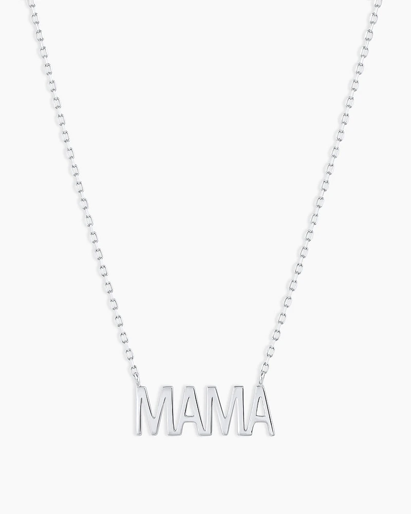14k Gold Mama Necklace