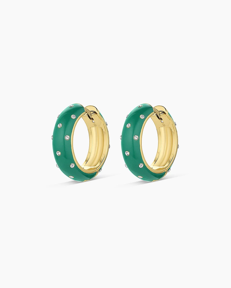 Noel Enamel Shimmer Hoops