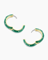 Noel Enamel Shimmer Hoops