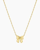 Bow Necklace