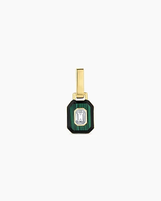 Malachite Tag Charm