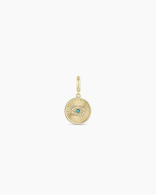 Diamond Evil Eye Charm