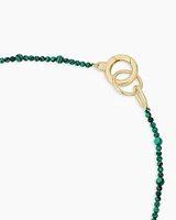 Power Gemstone Long Beaded Necklace