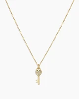 Diamond Bond Key Necklace