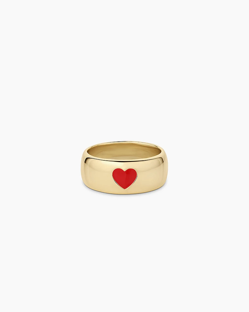 Amour Helium Heart Statement Ring