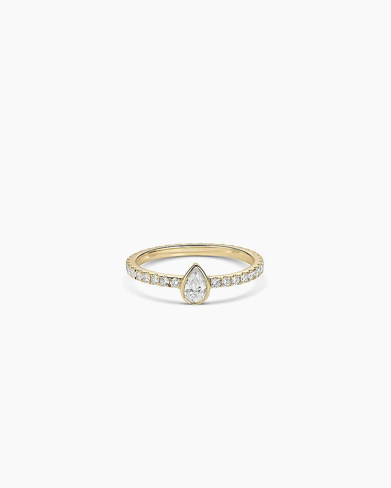 Lab Grown Diamond Pear Eternity Ring