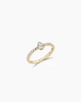 Lab Grown Diamond Pear Eternity Ring