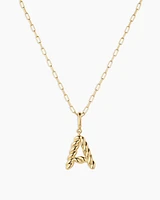 Crew Alphabet Statement Charm Necklace