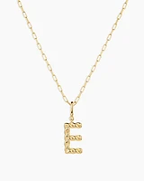 Crew Alphabet Statement Charm Necklace