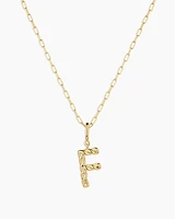 Crew Alphabet Statement Charm Necklace