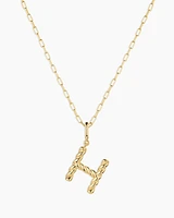 Crew Alphabet Statement Charm Necklace